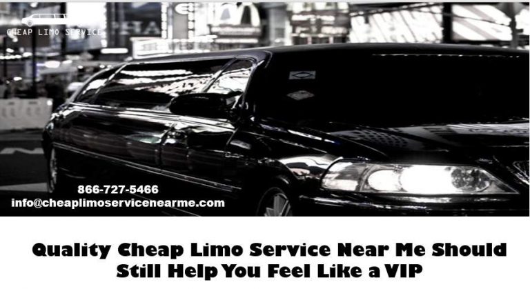 Quality Cheap Limo Service Near Me Should Still Help You